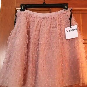 Red Valentino Tulle Skirt